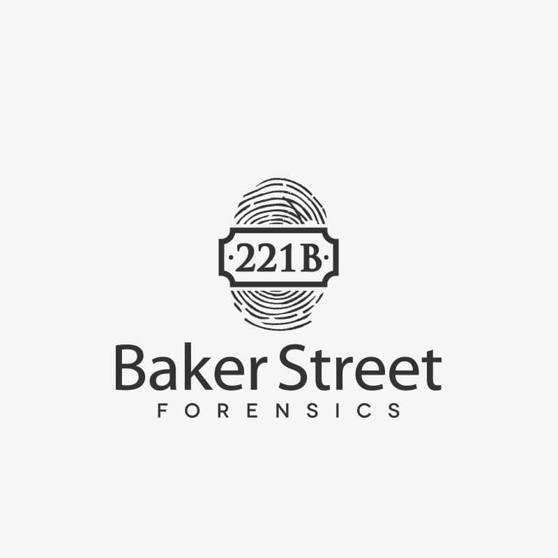 Logo design for Baker Street Forensics
