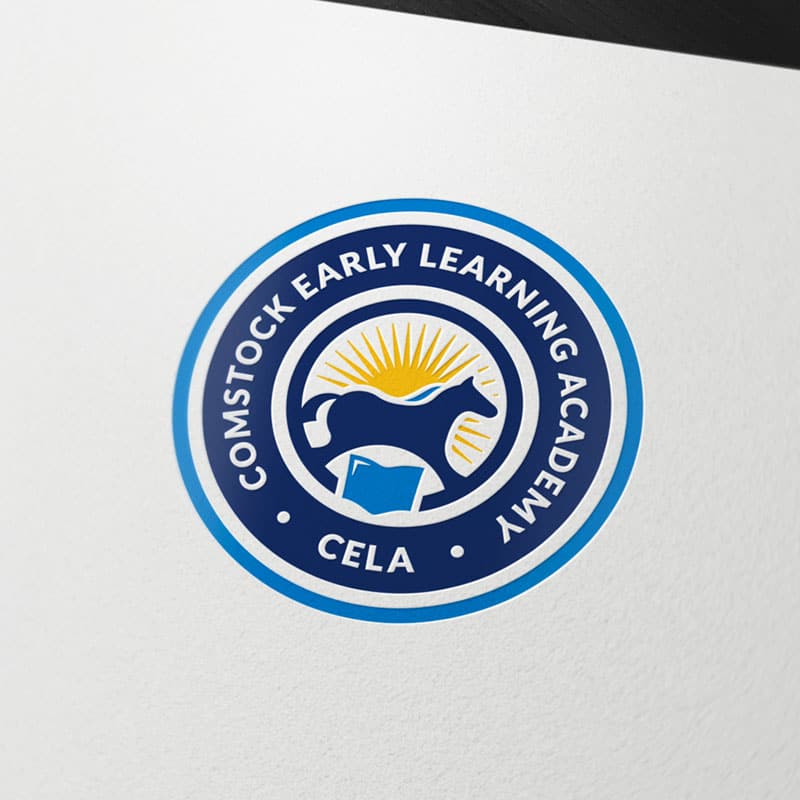 Logo design for Comstock Early Learning Academy